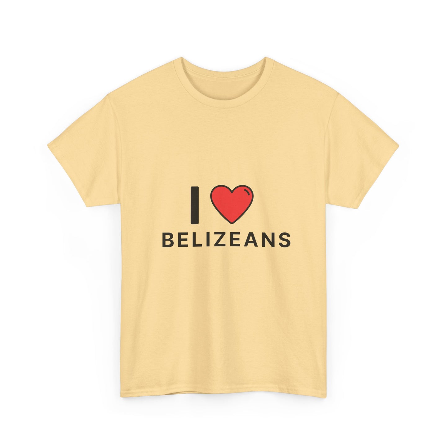 I Love Belizeans  Cotton T shirt