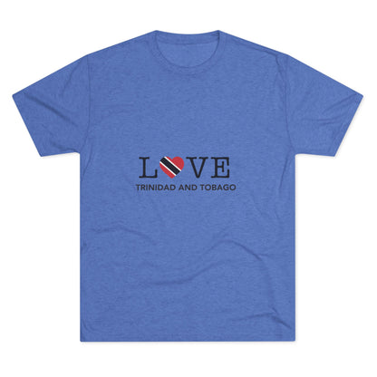 Trinidad and Tobago Heart Shaped Flag T-Shirt