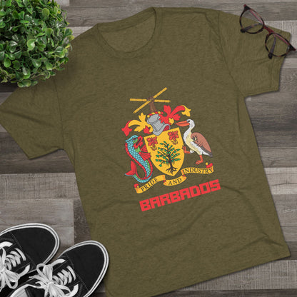 Barbados  Tri-Blend Crew T shirt
