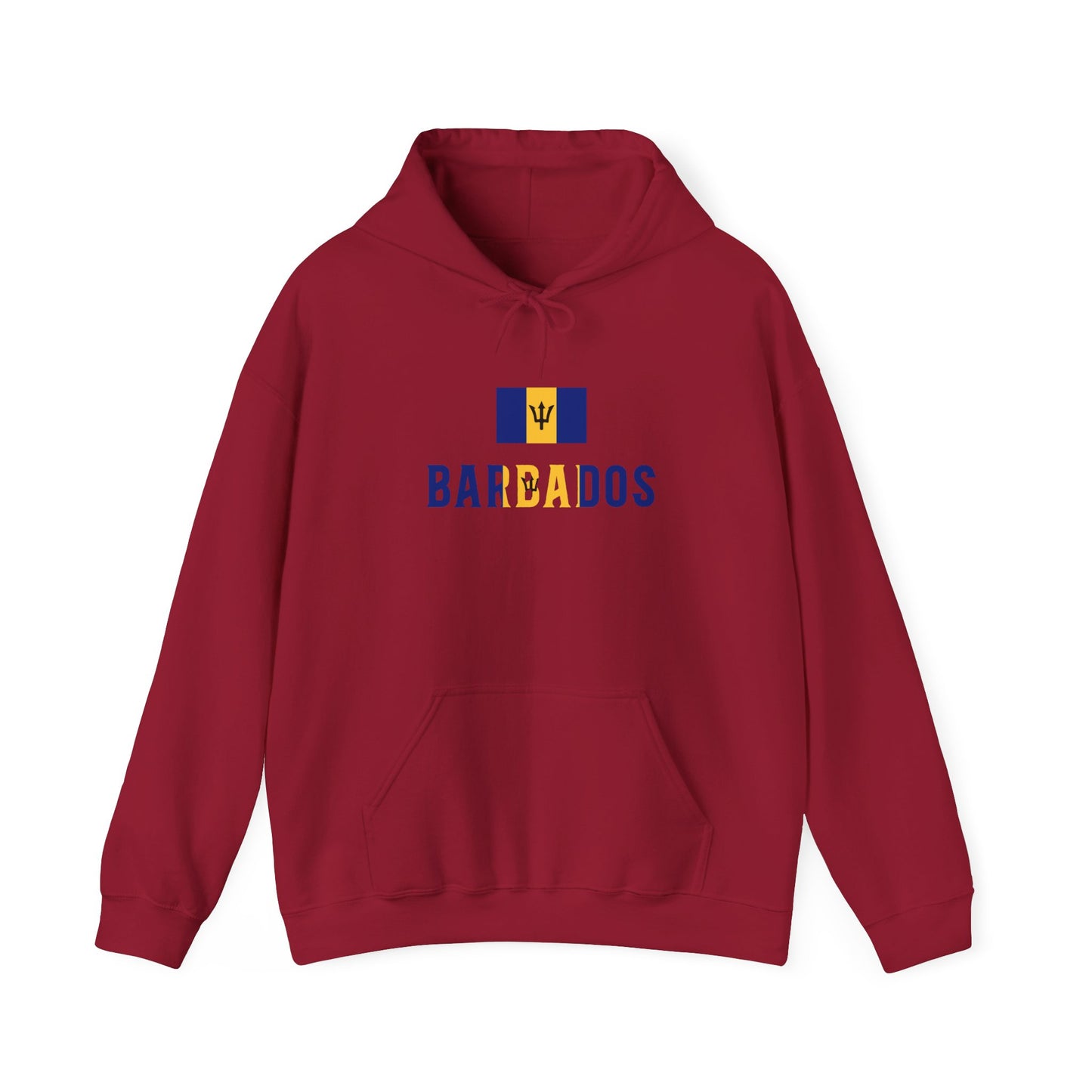 Barbados Flag Hooded Sweatshirt