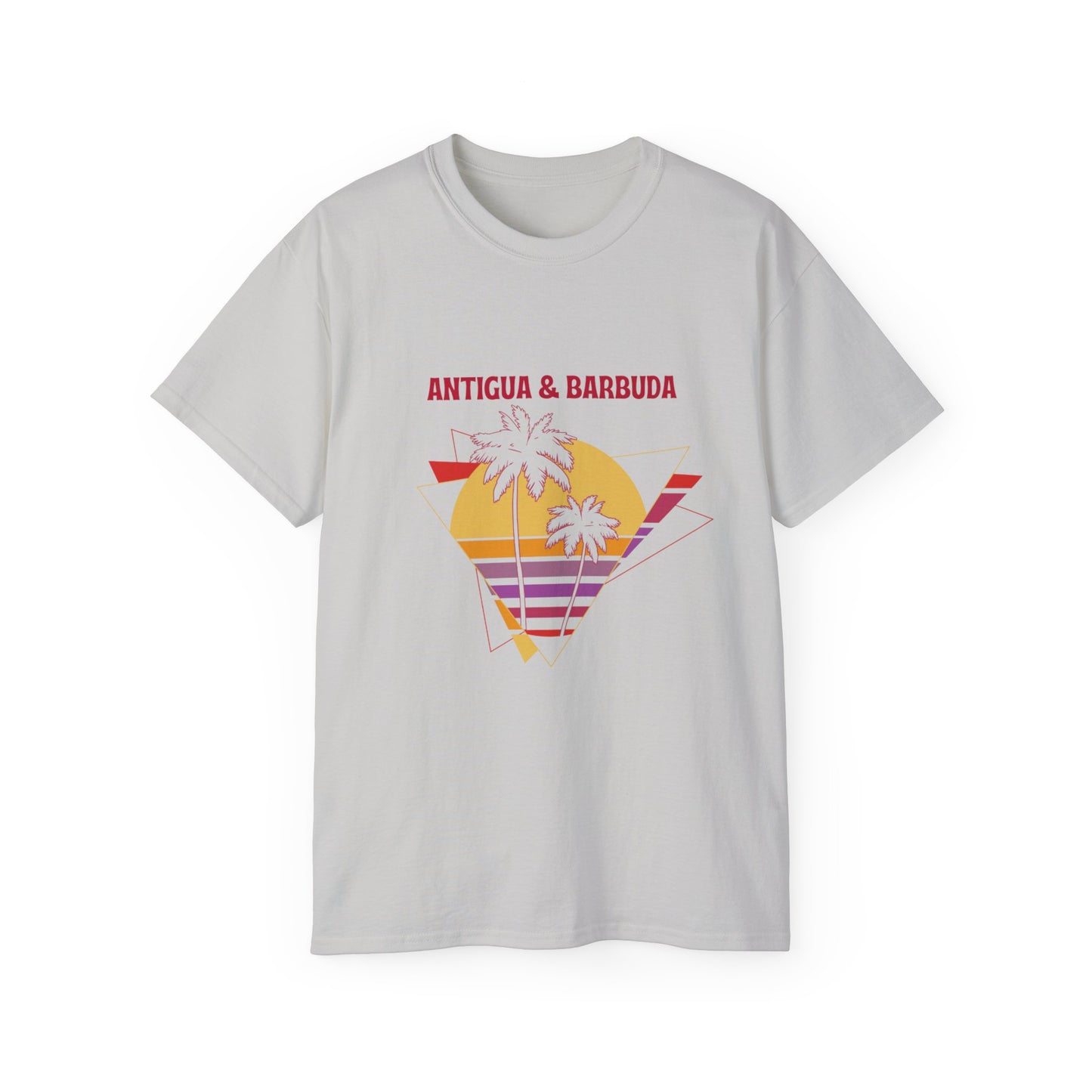 Antigua & Barbuda Vintage Graphic | Unisex Ultra Cotton T-Shirt | Retro Summer Style