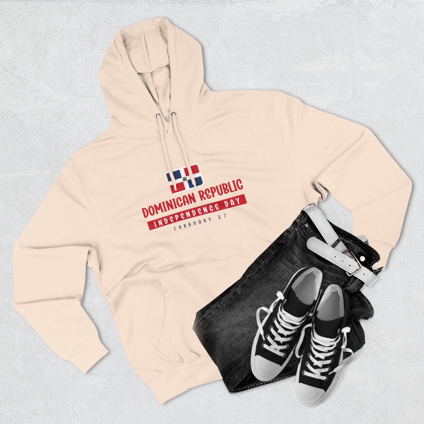 Dominican Republic Minimal Hoodie