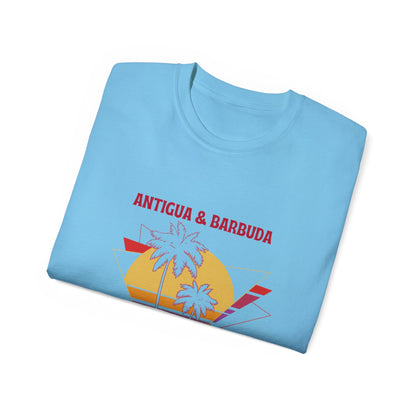 Antigua & Barbuda Vintage Graphic | Unisex Ultra Cotton T-Shirt | Retro Summer Style