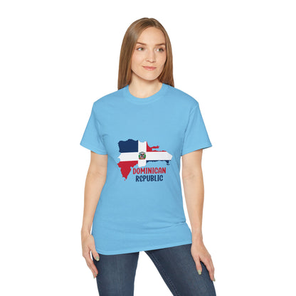 Dominican Republic Map Unisex Ultra Cotton Tee