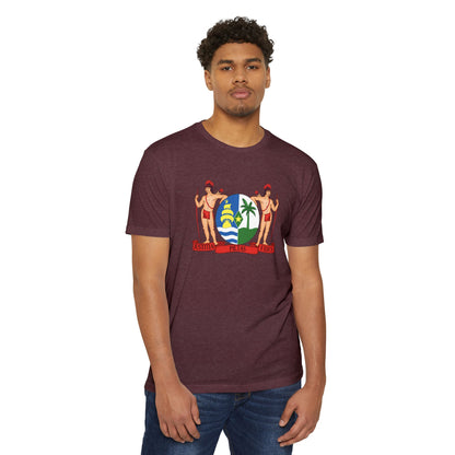 Suriname Coat of Arm Unisex CVC Jersey T-shirt