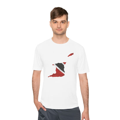 Trinidad and Tobago Map Unisex Moisture T-Shirt