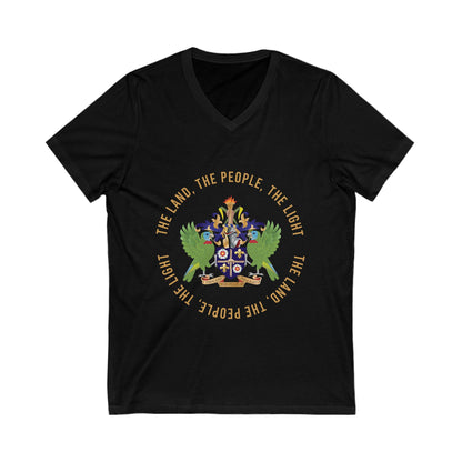 Saint Lucia Coat of Arm T shirt