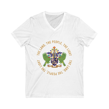 Saint Lucia Coat of Arm T shirt