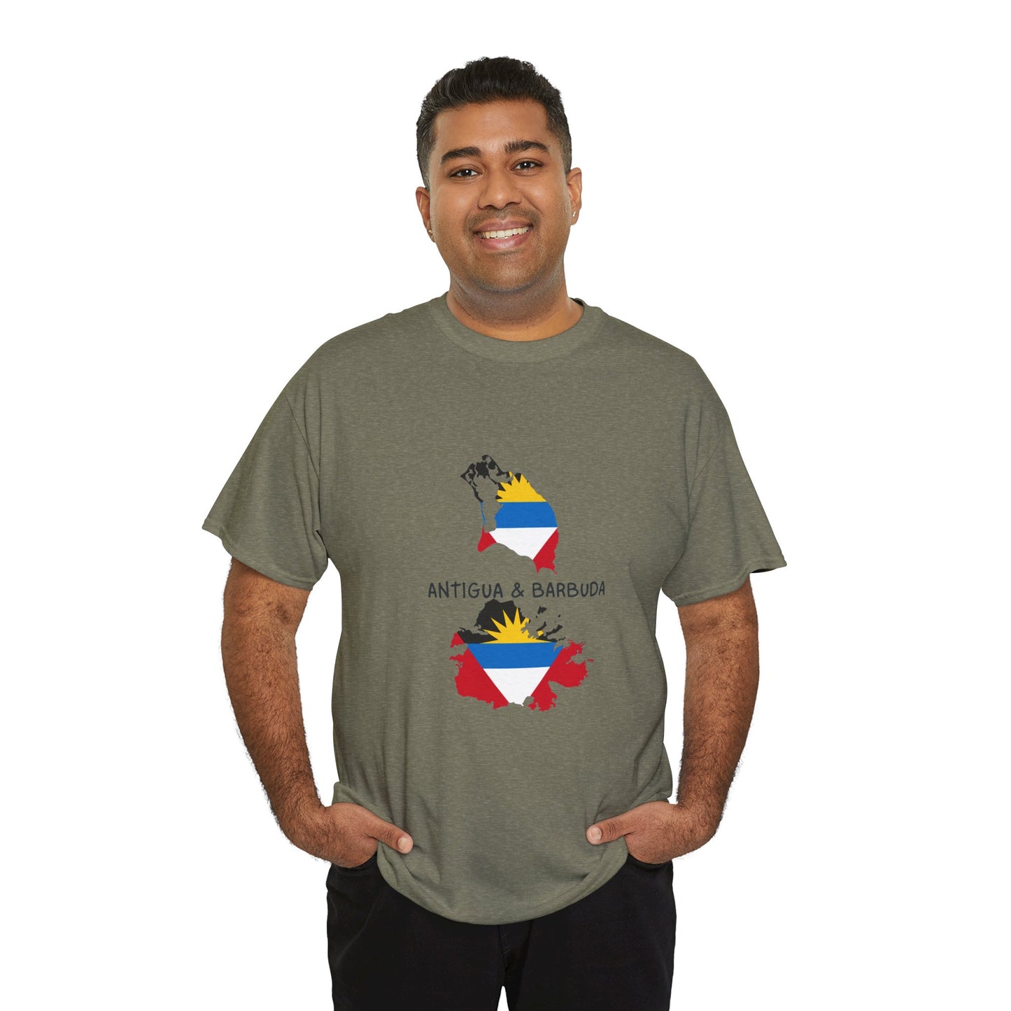Antigua & Barbuda Unisex Heavy Cotton Shirt