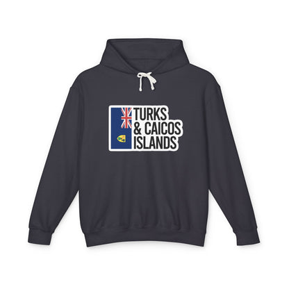 Turks and Caicos Islands Flag Hooded Sweatshirt