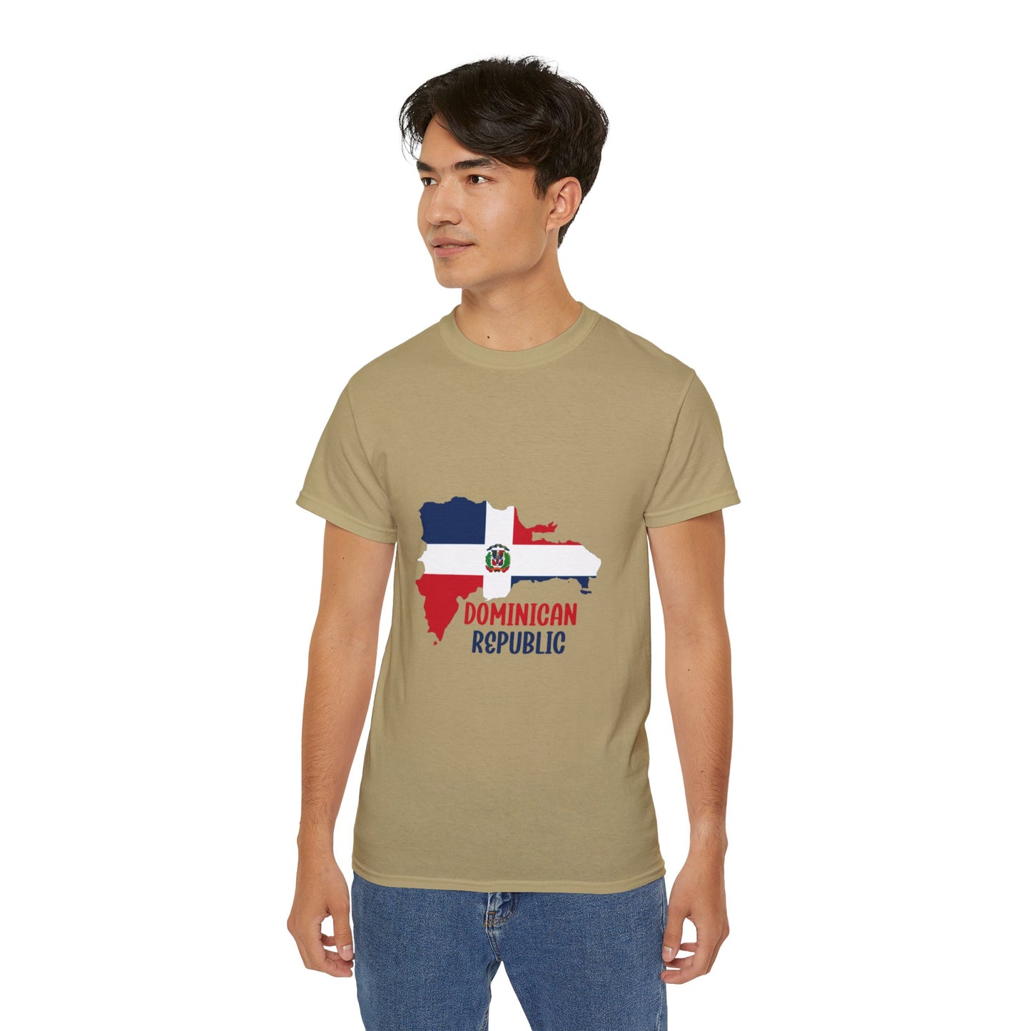 Dominican Republic Map Unisex Ultra Cotton Tee