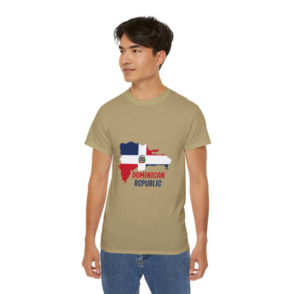 Dominican Republic Map Unisex Ultra Cotton Tee