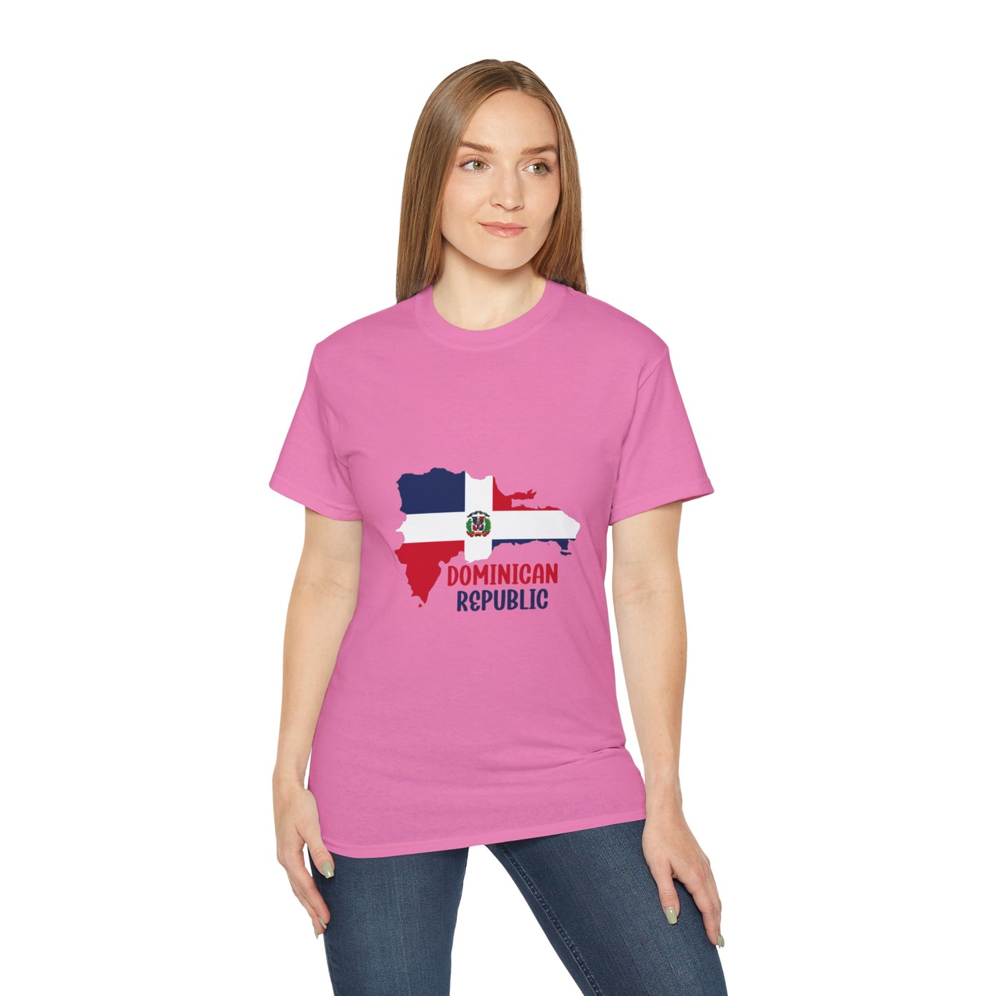 Dominican Republic Map Unisex Ultra Cotton Tee