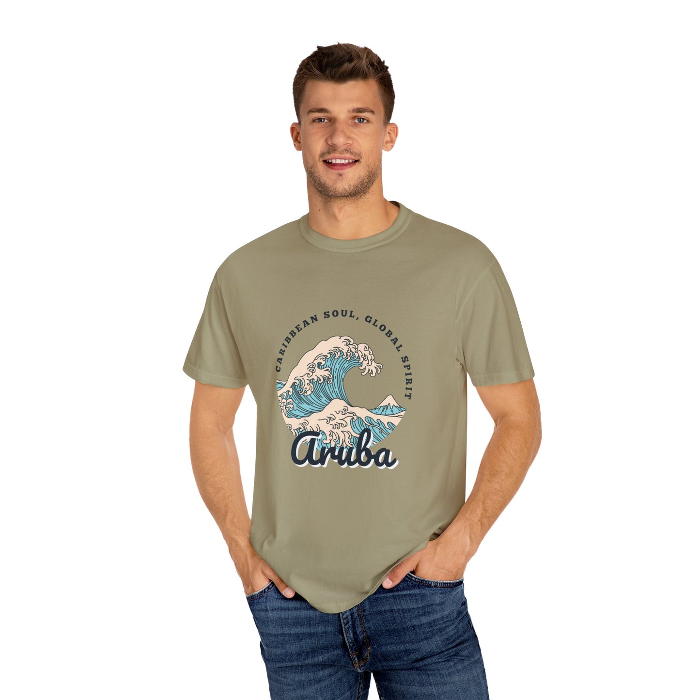 Caribbean Soul Unisex T-Shirt - Aruba Wave Design