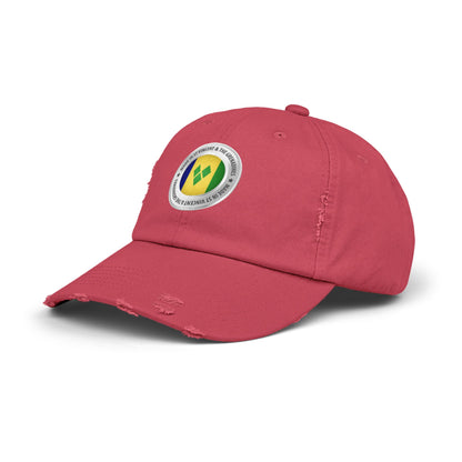 Saint Vincent and the Grenadines Unisex Distressed Cap