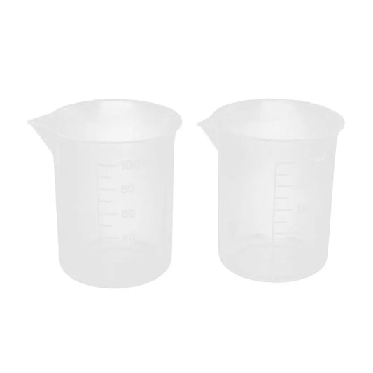 Clear Plastic Measuring Cup 2 Pcs Kitchen Tools